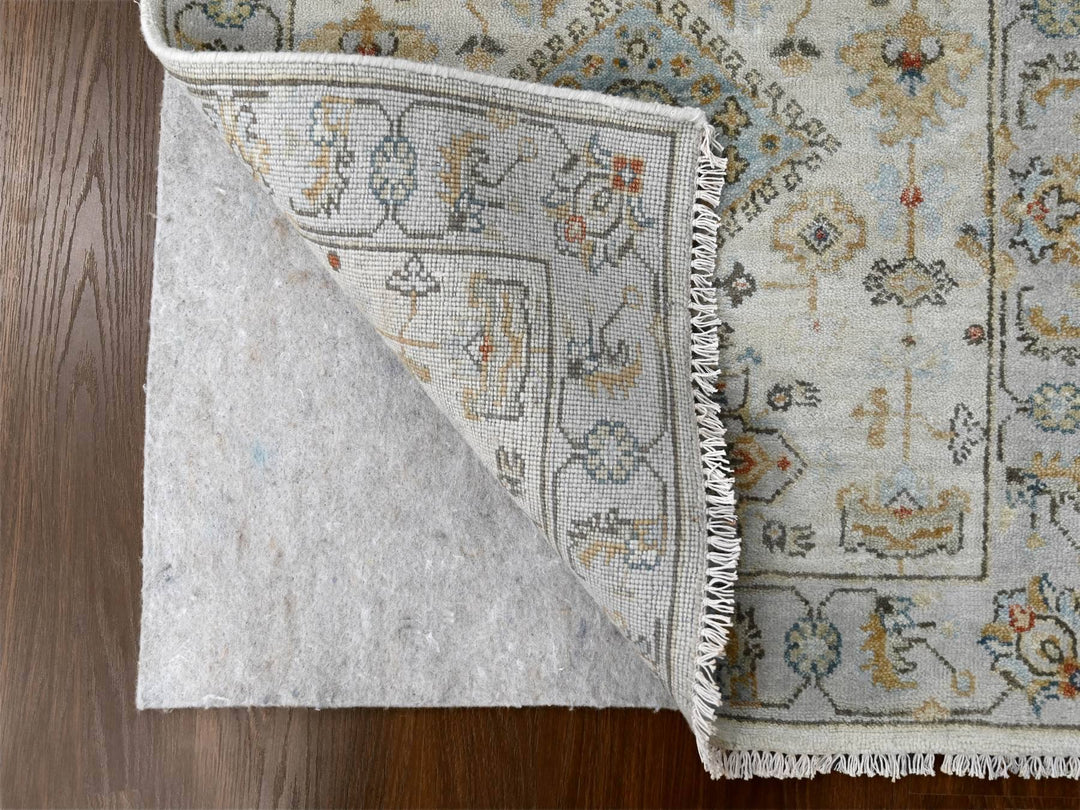 2'9" x 13'6" New Hand Knotted Ivory Wool Runner Oriental Rug - MOA10284841