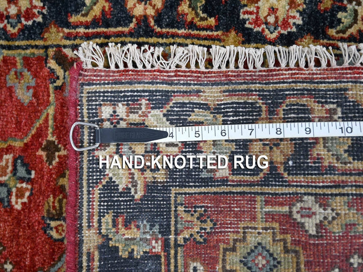 2'0" x 3'0" New Hand Knotted Red Wool Rectangle Oriental Rug - MOA10284980