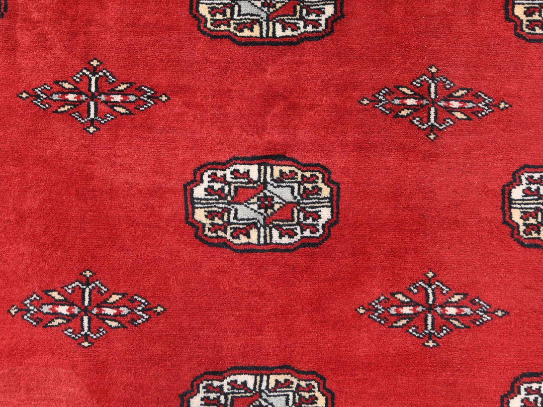 10'1" x 14'7" New Hand Knotted Red Wool Rectangle Oriental Rug - MOA10285202
