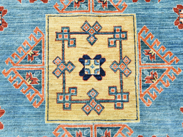 9'0" x 12'2" New Hand Knotted Red Wool Rectangle Oriental Rug - MOA10285299