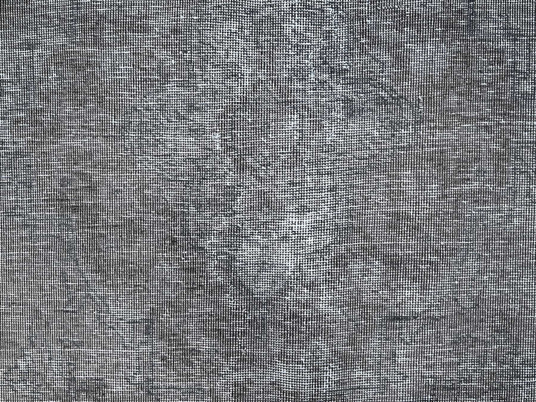 9'4" x 12'10" Vintage Hand Knotted Grey Wool Rectangle Oriental Rug - MOA10285406