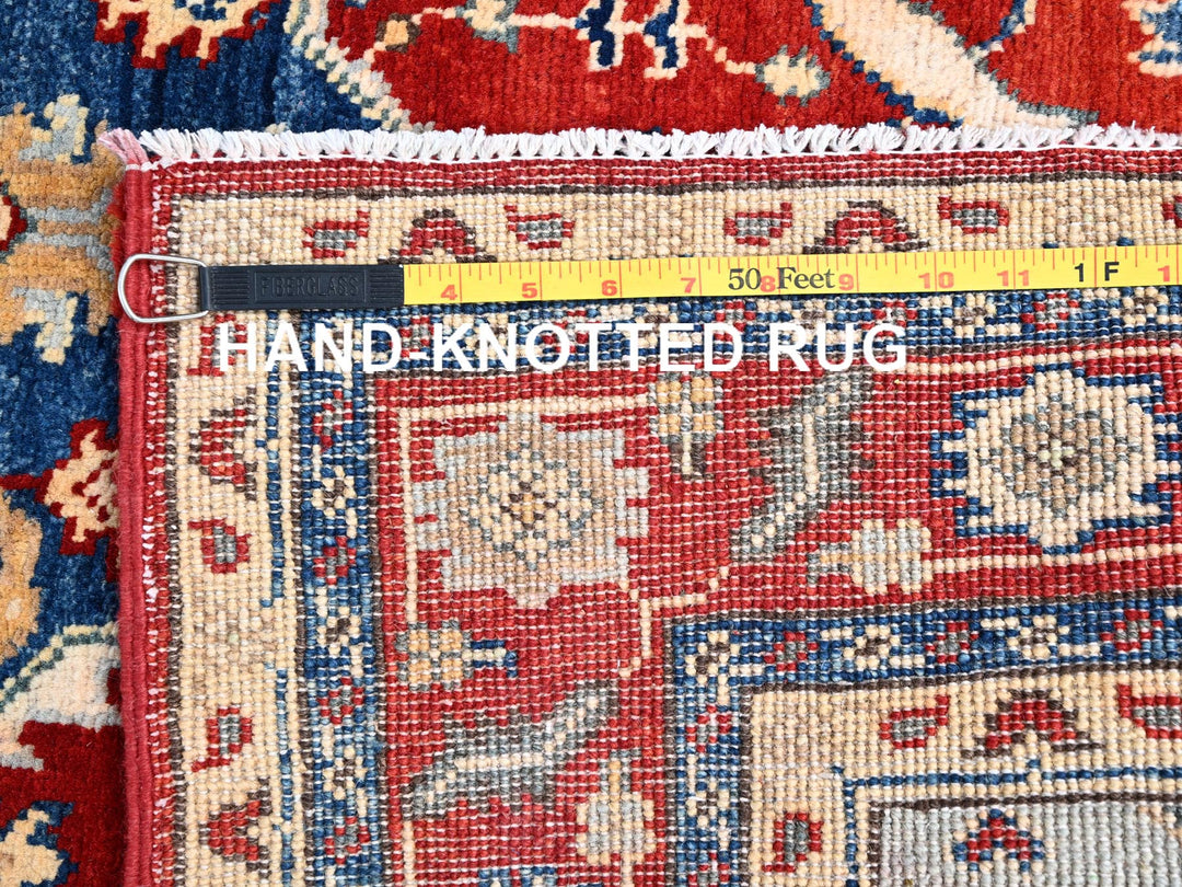 4'0" x 6'0" New Hand Knotted Red Wool Rectangle Oriental Rug - MOA10285641