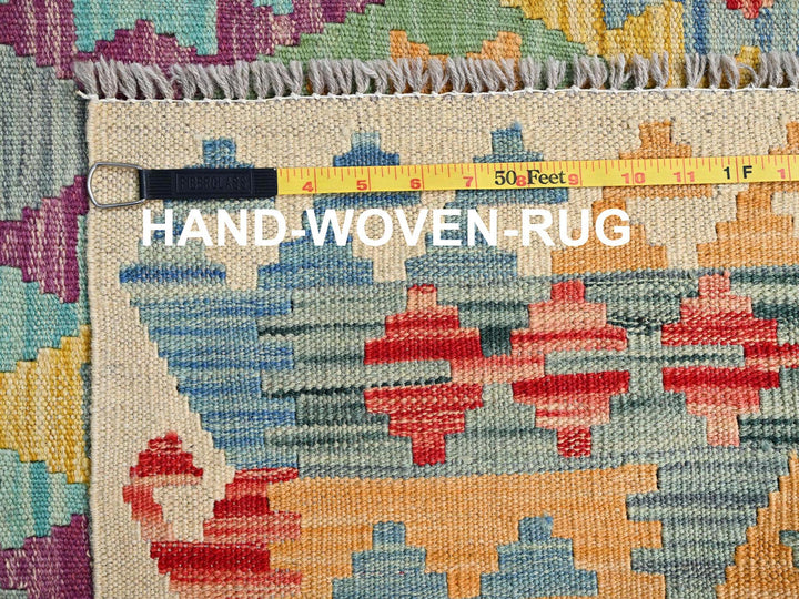 6'8" x 9'7" New Hand Woven Purple Wool Rectangle Oriental Rug - MOA10285708