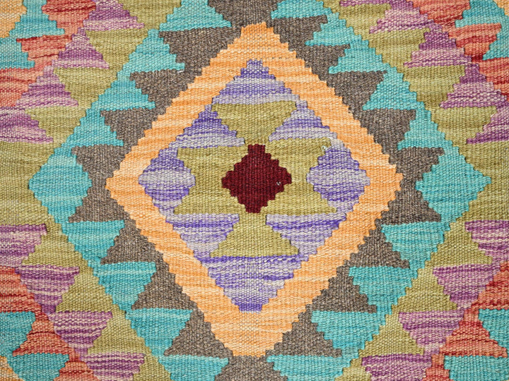 2'0" x 3'0" New Hand Woven Brown Wool Rectangle Oriental Rug - MOA10285733