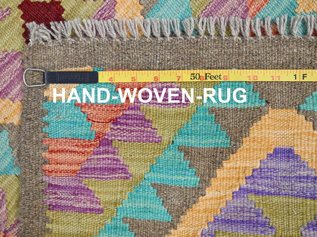 2'0" x 3'0" New Hand Woven Brown Wool Rectangle Oriental Rug - MOA10285733