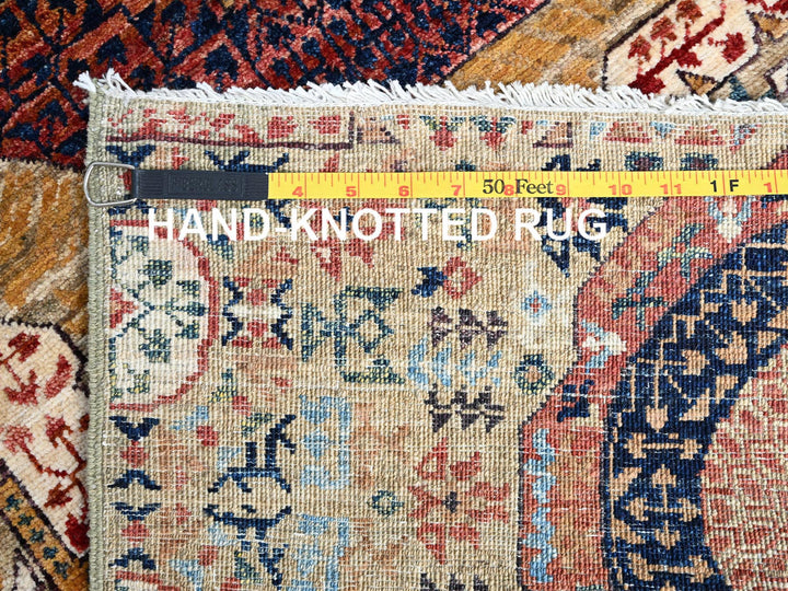 2'5" x 10'3" New Hand Knotted Ivory Wool Runner Oriental Rug - MOA10285848