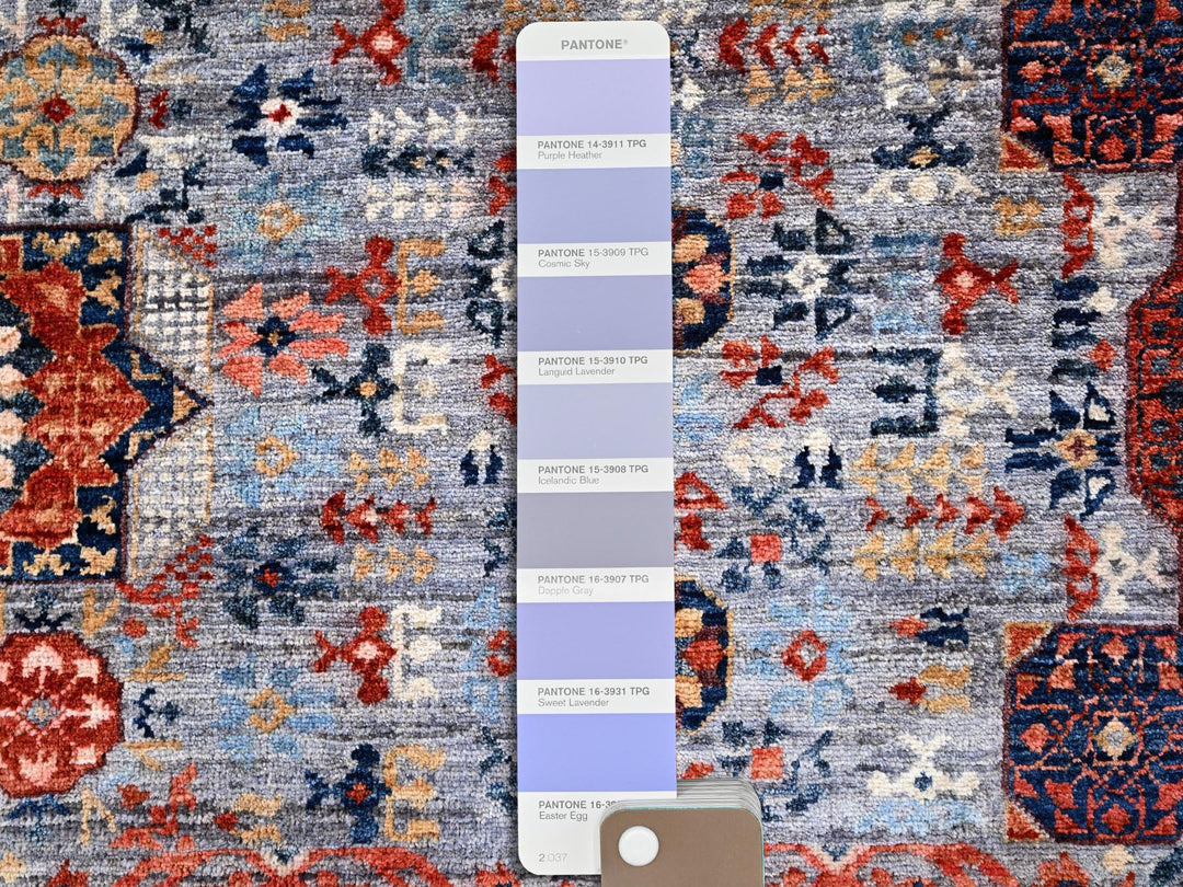 8'10" x 12'0" New Hand Knotted Red Wool Rectangle Oriental Rug - MOA10285871
