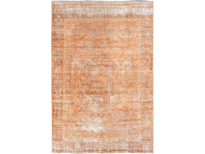 6'1" x 9'0" New Hand Knotted Overdyed Wool Rectangle Oriental Rug - MOA10286092