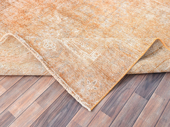 6'1" x 9'0" New Hand Knotted Overdyed Wool Rectangle Oriental Rug - MOA10286092