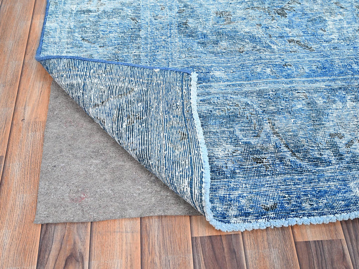 7'5" x 10'11" New Hand Knotted Overdyed Wool Rectangle Oriental Rug - MOA10286102