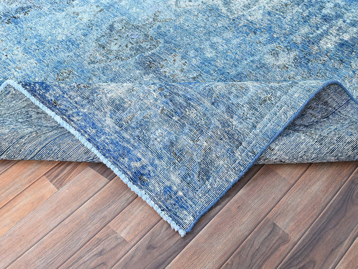 7'5" x 10'11" New Hand Knotted Overdyed Wool Rectangle Oriental Rug - MOA10286102