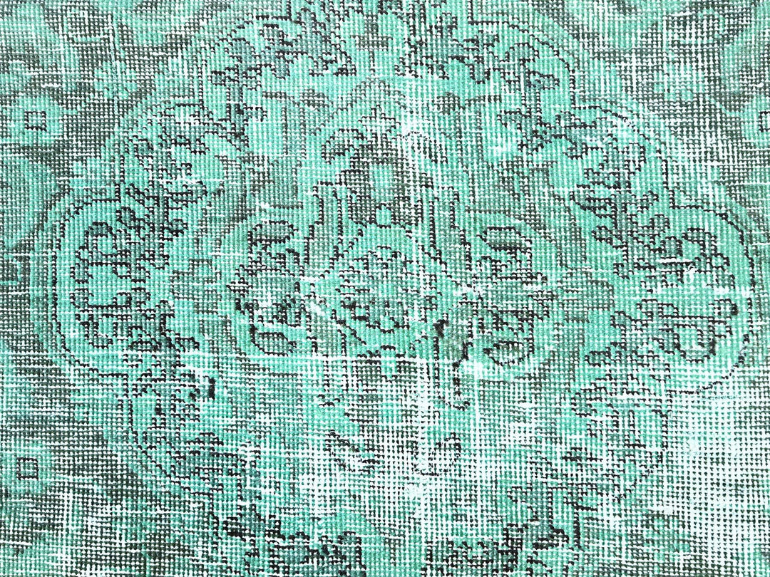 6'1" x 9'0" New Hand Knotted Overdyed Wool Rectangle Oriental Rug - MOA10286109