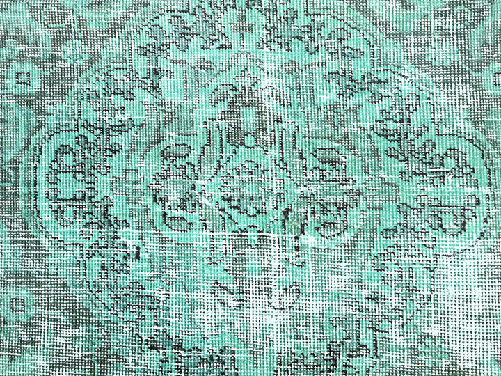 6'1" x 9'0" New Hand Knotted Overdyed Wool Rectangle Oriental Rug - MOA10286109