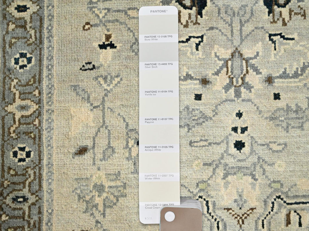 2'3" x 3'0" New Hand Knotted Ivory Wool Rectangle Oriental Rug - MOA10286382