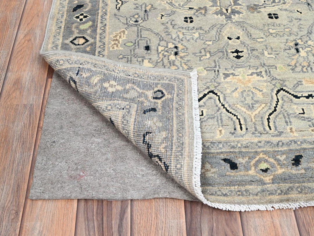 3'0" x 4'10" New Hand Knotted Grey Wool Rectangle Oriental Rug - MOA10286390