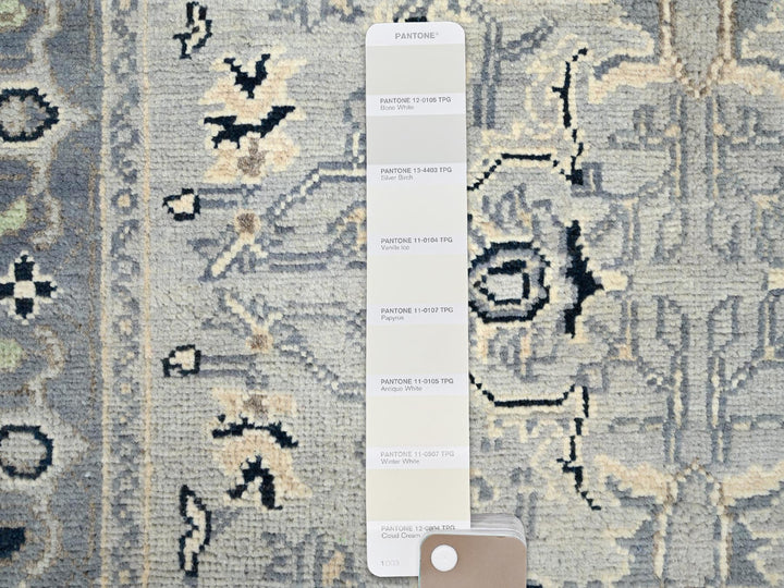 3'0" x 4'10" New Hand Knotted Grey Wool Rectangle Oriental Rug - MOA10286390