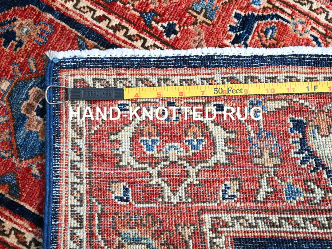 2'0" x 6'1" New Hand Knotted Blue Wool Runner Oriental Rug - MOA10286596