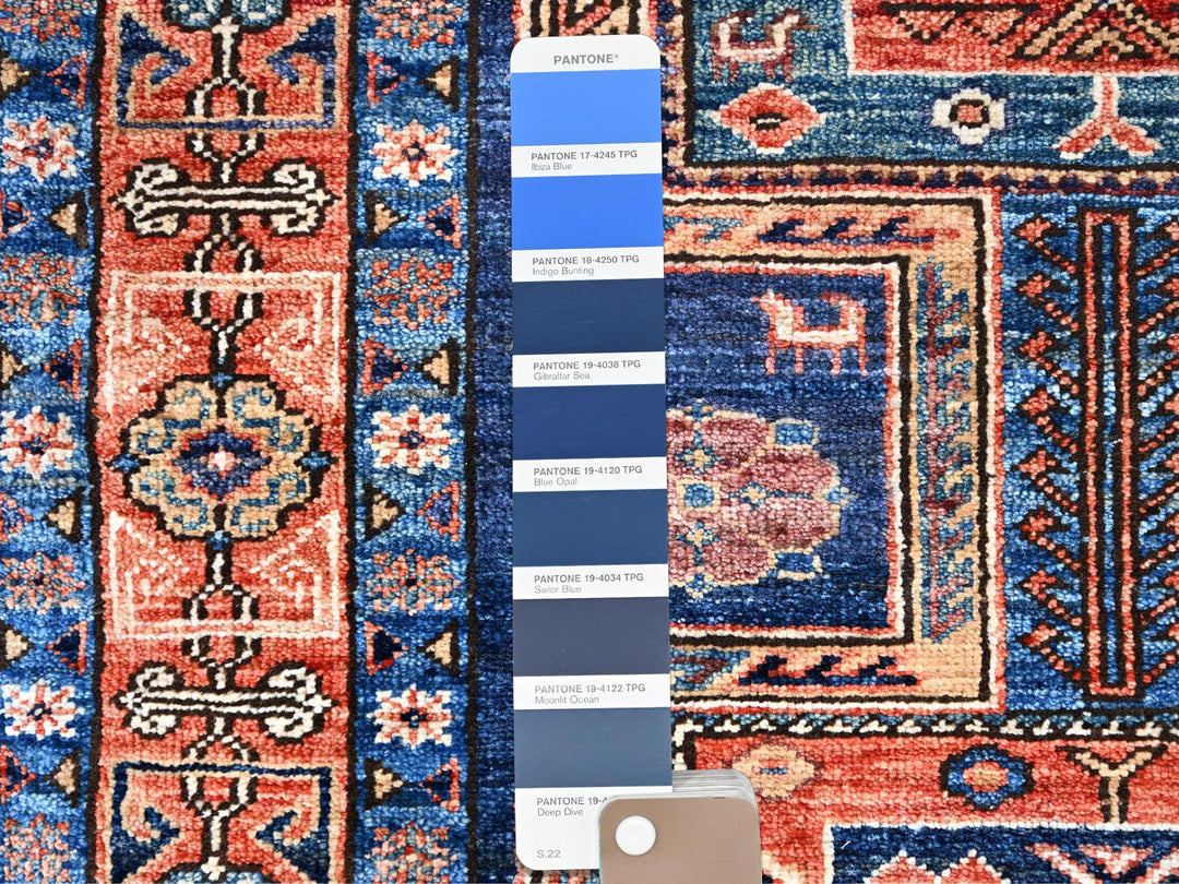 2'9" x 9'1" New Hand Knotted Orange Wool Runner Oriental Rug - MOA10286604