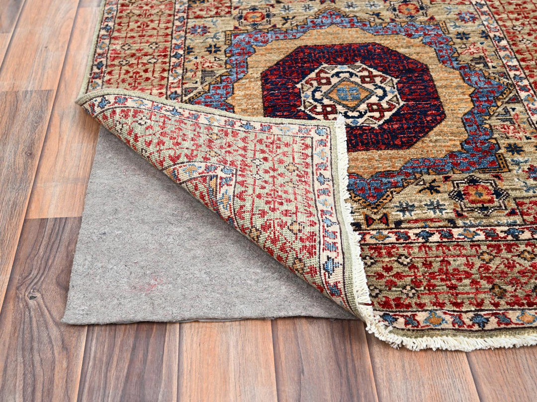 2'7" x 15'10" New Hand Knotted Brown Wool Runner Oriental Rug - MOA10286756
