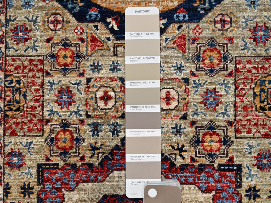 2'7" x 15'10" New Hand Knotted Brown Wool Runner Oriental Rug - MOA10286756