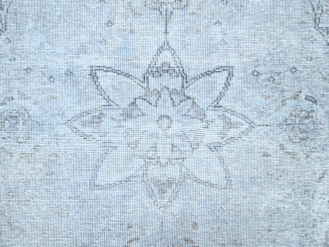 5'11" x 8'10" Vintage Hand Knotted Grey Wool Rectangle Oriental Rug - MOA10286937