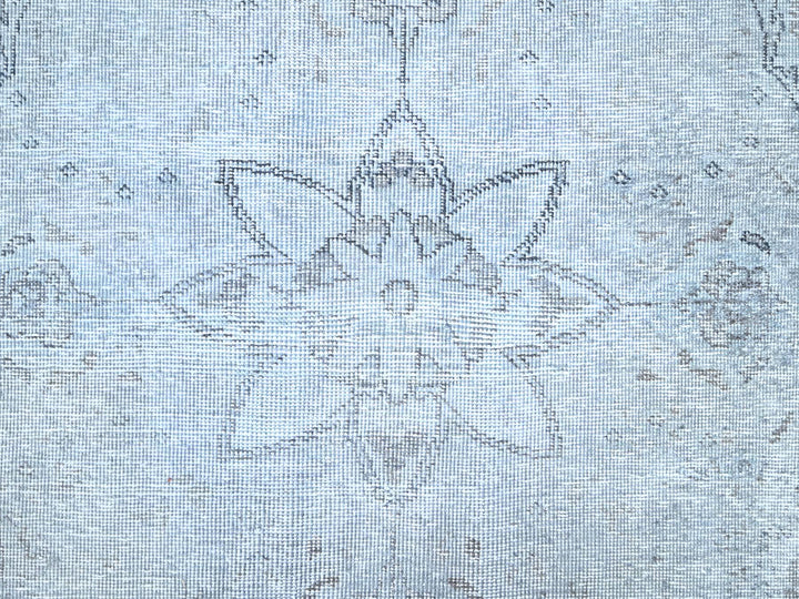 5'11" x 8'10" Vintage Hand Knotted Grey Wool Rectangle Oriental Rug - MOA10286937