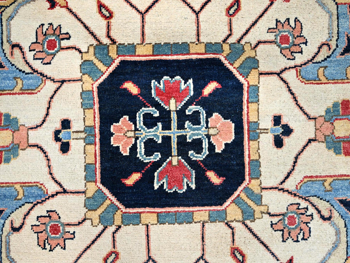 12'1" x 15'9" New Hand Knotted Red Wool Rectangle Oriental Rug - MOA10286960