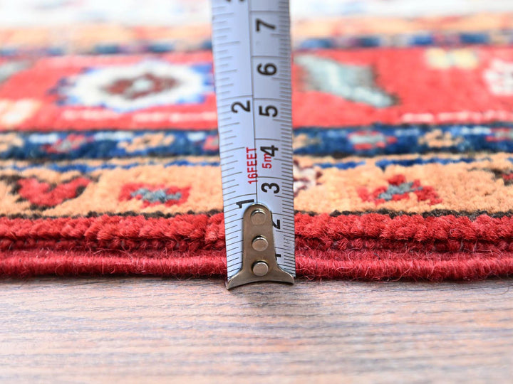 4'0" x 5'10" New Hand Knotted Grey Wool Rectangle Oriental Rug - MOA10286967