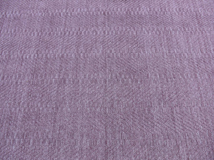 5'1" x 7'1" New Hand Loomed Purple Wool Rectangle Oriental Rug - MOA10287160
