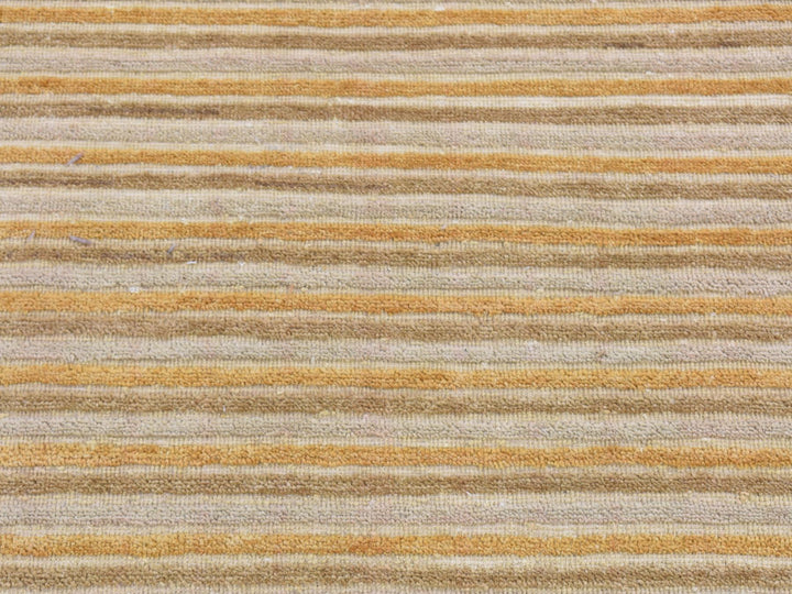 2'7" x 8'6" New Hand Knotted Beige Wool Runner Oriental Rug - MOA10287241