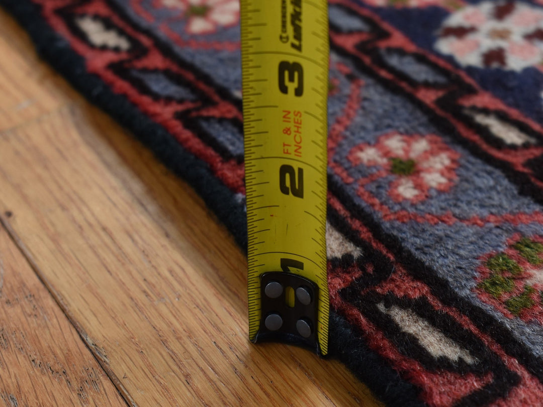3'5" x 5'0" New Hand Knotted Red Wool Rectangle Oriental Rug - MOA10287432