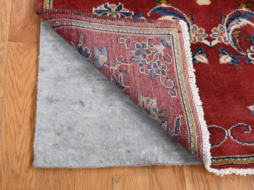 3'0" x 4'9" New Hand Knotted Red Wool Rectangle Oriental Rug - MOA10287435