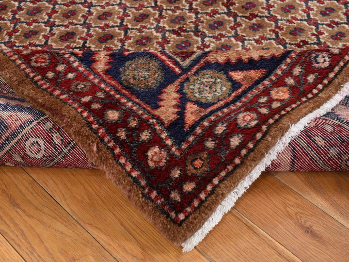 5'0" x 9'6" New Hand Knotted Brown Wool Runner Oriental Rug - MOA10287456