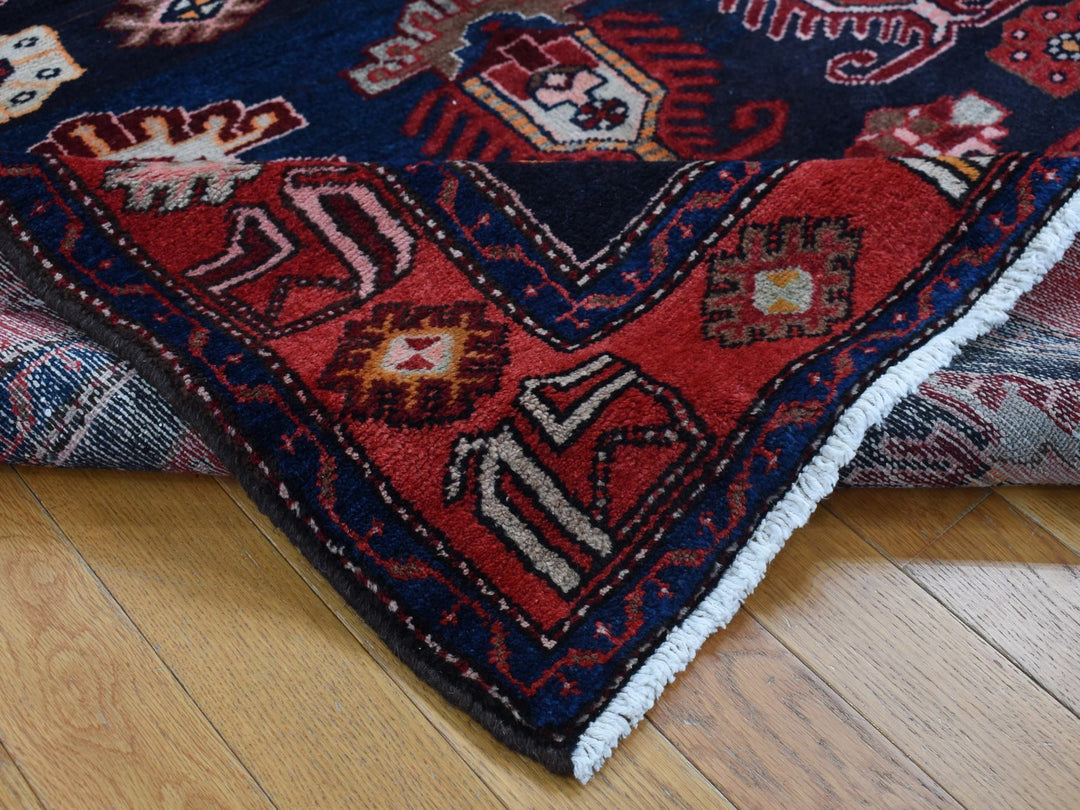 4'8" x 7'0" New Hand Knotted Red Wool Rectangle Oriental Rug - MOA10287540
