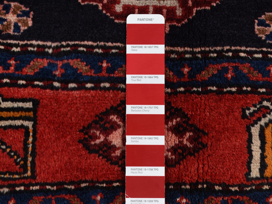 4'8" x 7'0" New Hand Knotted Red Wool Rectangle Oriental Rug - MOA10287540
