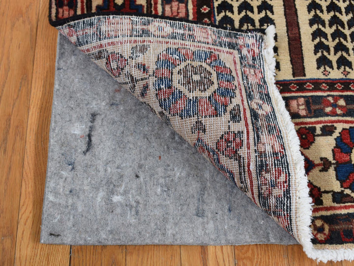 5'1" x 10'0" New Hand Knotted Red Wool Rectangle Oriental Rug - MOA10287542