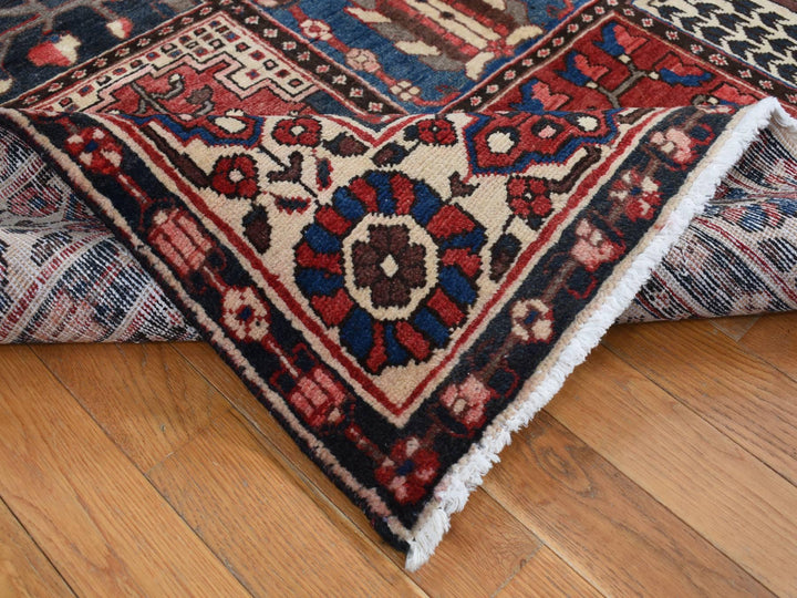 5'1" x 10'0" New Hand Knotted Red Wool Rectangle Oriental Rug - MOA10287542