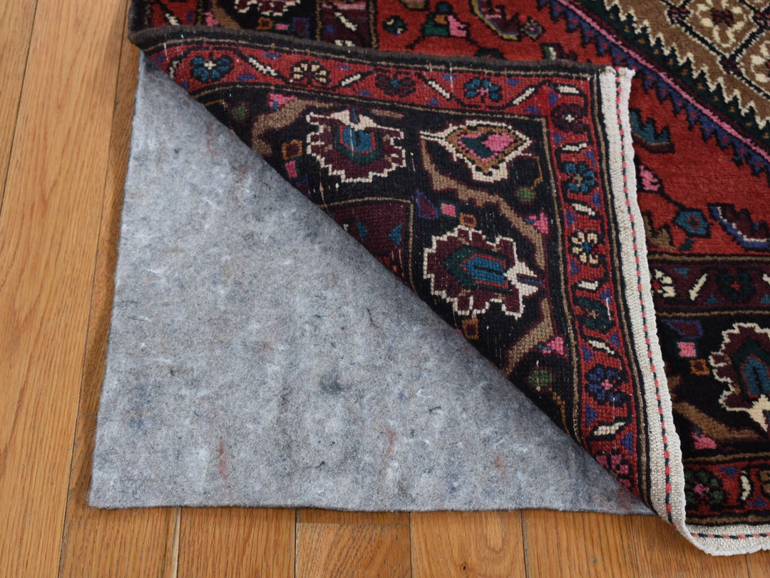 4'1" x 6'9" New Hand Knotted Brown Wool Rectangle Oriental Rug - MOA10287574