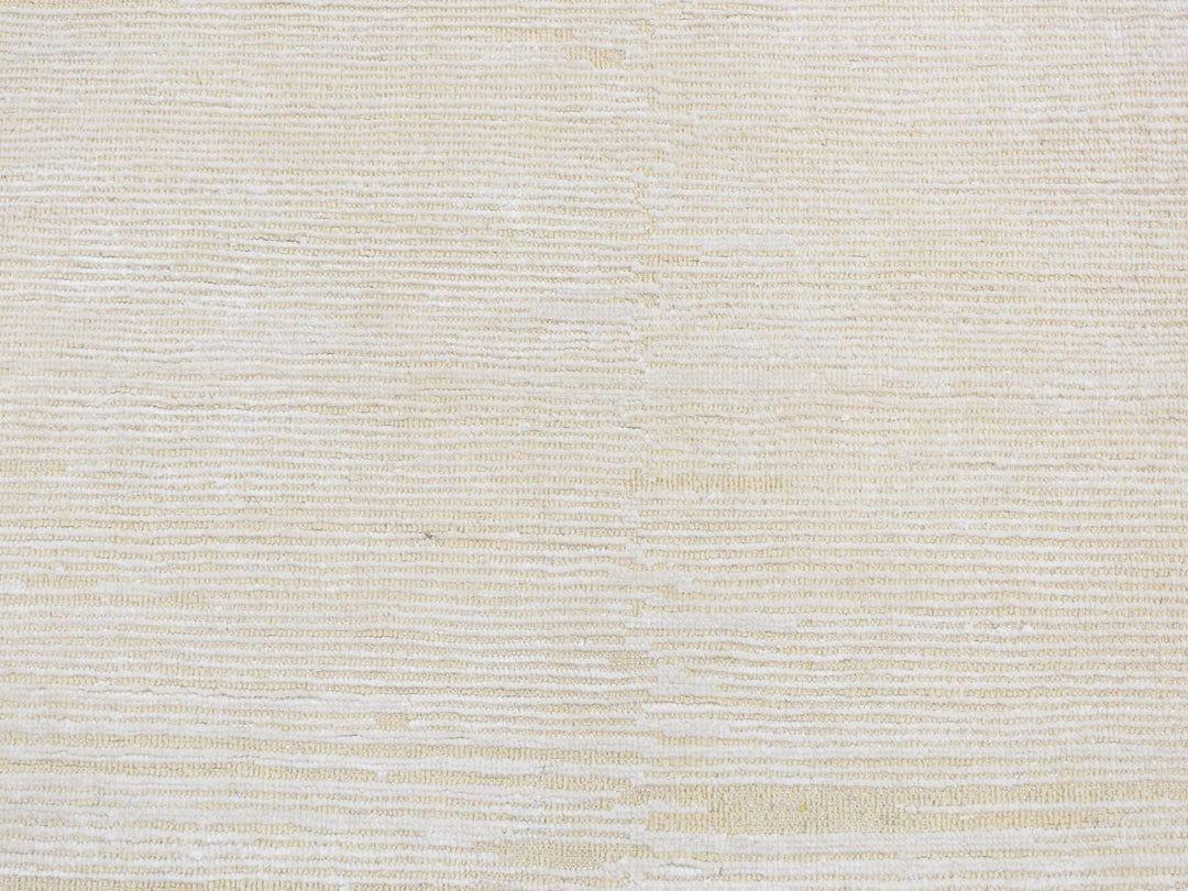 3'0" x 5'0" New Hand Knotted Ivory Wool & Silk Rectangle Oriental Rug - MOA10287604