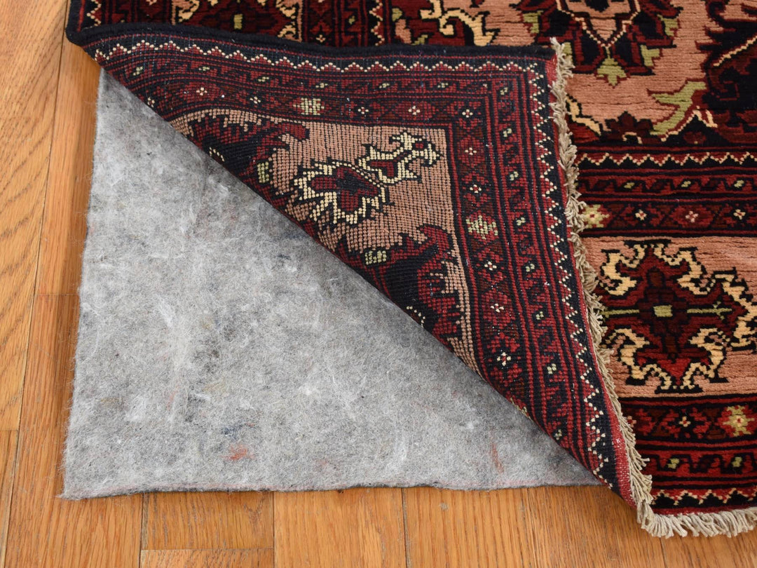 2'10" x 18'10" New Hand Knotted Red Wool Runner Oriental Rug - MOA10287618
