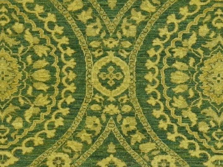 4'1" x 11'8" New Hand Knotted Overdyed Wool Runner Oriental Rug - MOA10287693