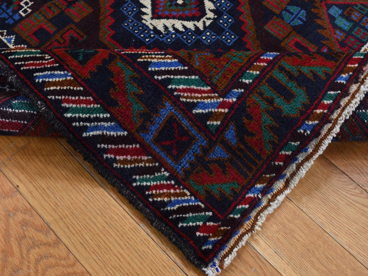 3'7" x 6'6" New Hand Knotted Brown Wool Rectangle Oriental Rug - MOA10287769