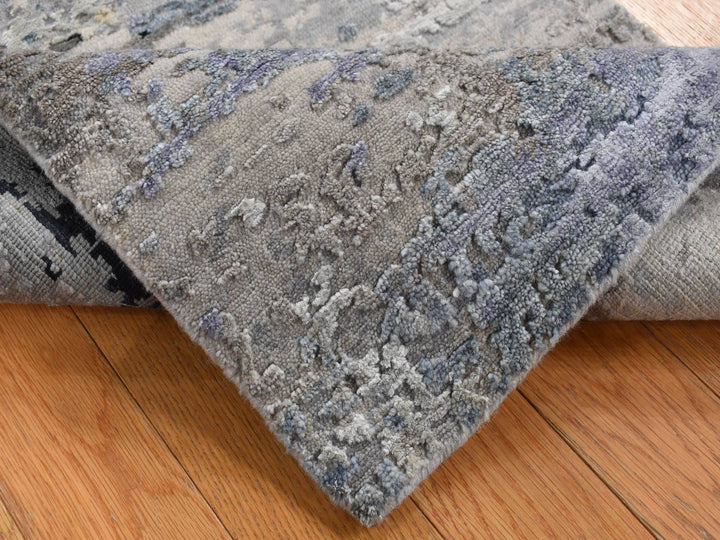 2'0" x 2'10" New Hand Knotted Green Wool Rectangle Oriental Rug - MOA10287789