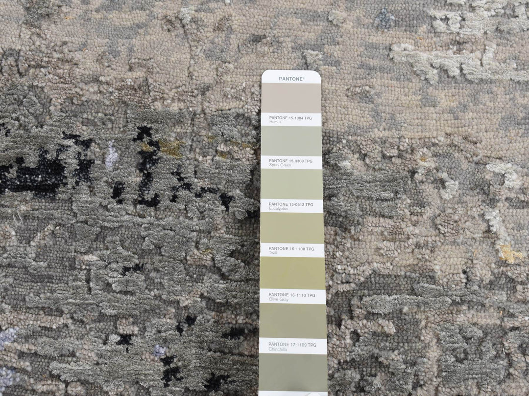 2'0" x 2'10" New Hand Knotted Beige Wool Rectangle Oriental Rug - MOA10287789