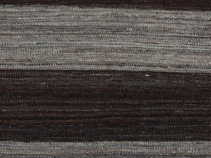 2'0" x 3'0" New Hand Woven Brown Wool Rectangle Oriental Rug - MOA10287814