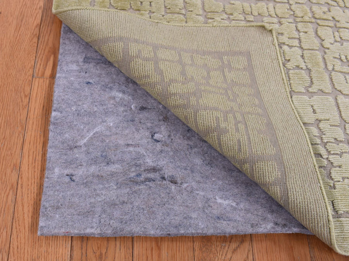 2'0" x 3'0" New Hand Knotted Beige Wool Rectangle Oriental Rug - MOA10287829