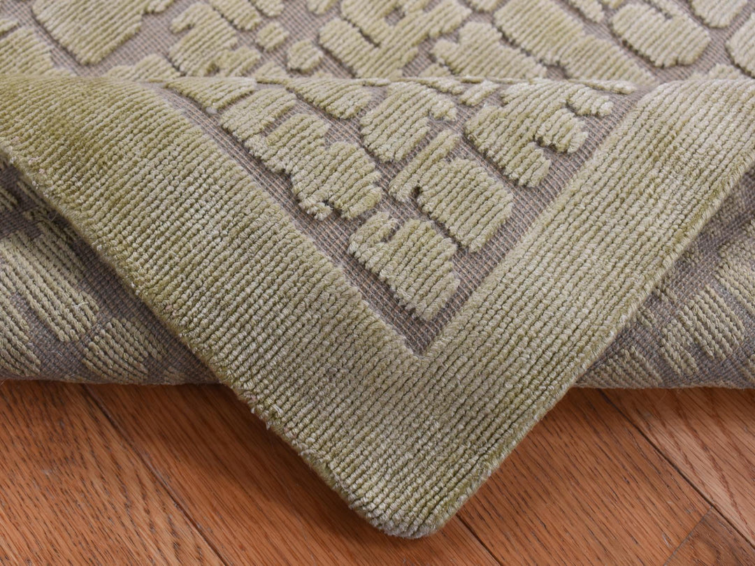 2'0" x 3'0" New Hand Knotted Beige Wool Rectangle Oriental Rug - MOA10287829