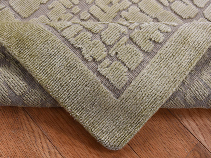 2'0" x 3'0" New Hand Knotted Beige Wool Rectangle Oriental Rug - MOA10287829