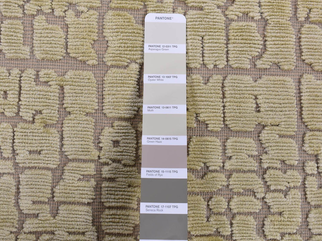 2'0" x 3'0" New Hand Knotted Beige Wool Rectangle Oriental Rug - MOA10287829