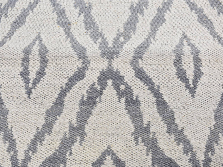 2'0" x 3'3" New Hand Woven Grey Wool Rectangle Oriental Rug - MOA10287848